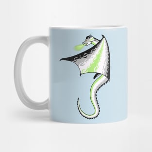 Fly With Pride, Dragon Series - Agender Mug